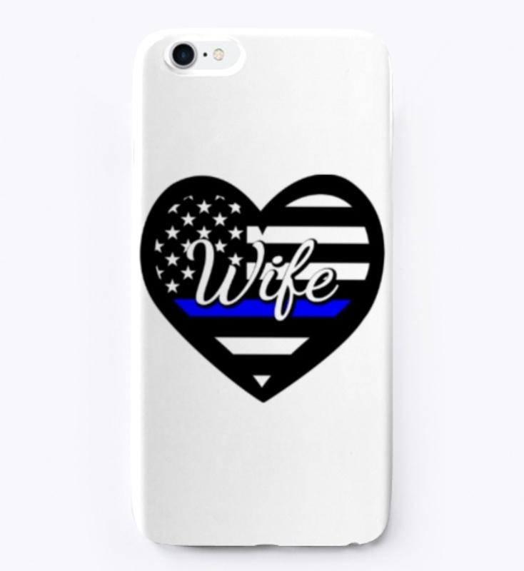 Police Wife - Thin Blue Line Heart