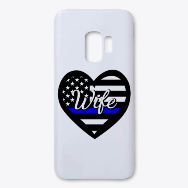 Police Wife - Thin Blue Line Heart