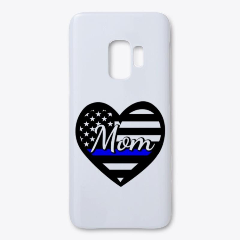 Police Mom - Thin Blue Line heart