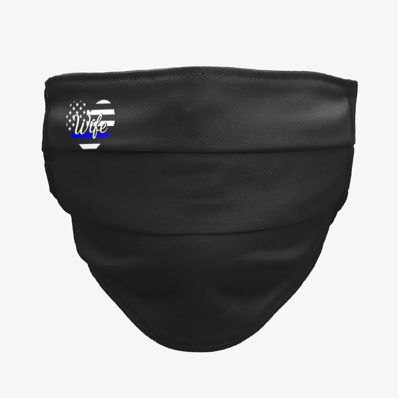 Police Wife - Thin Blue Line Mask